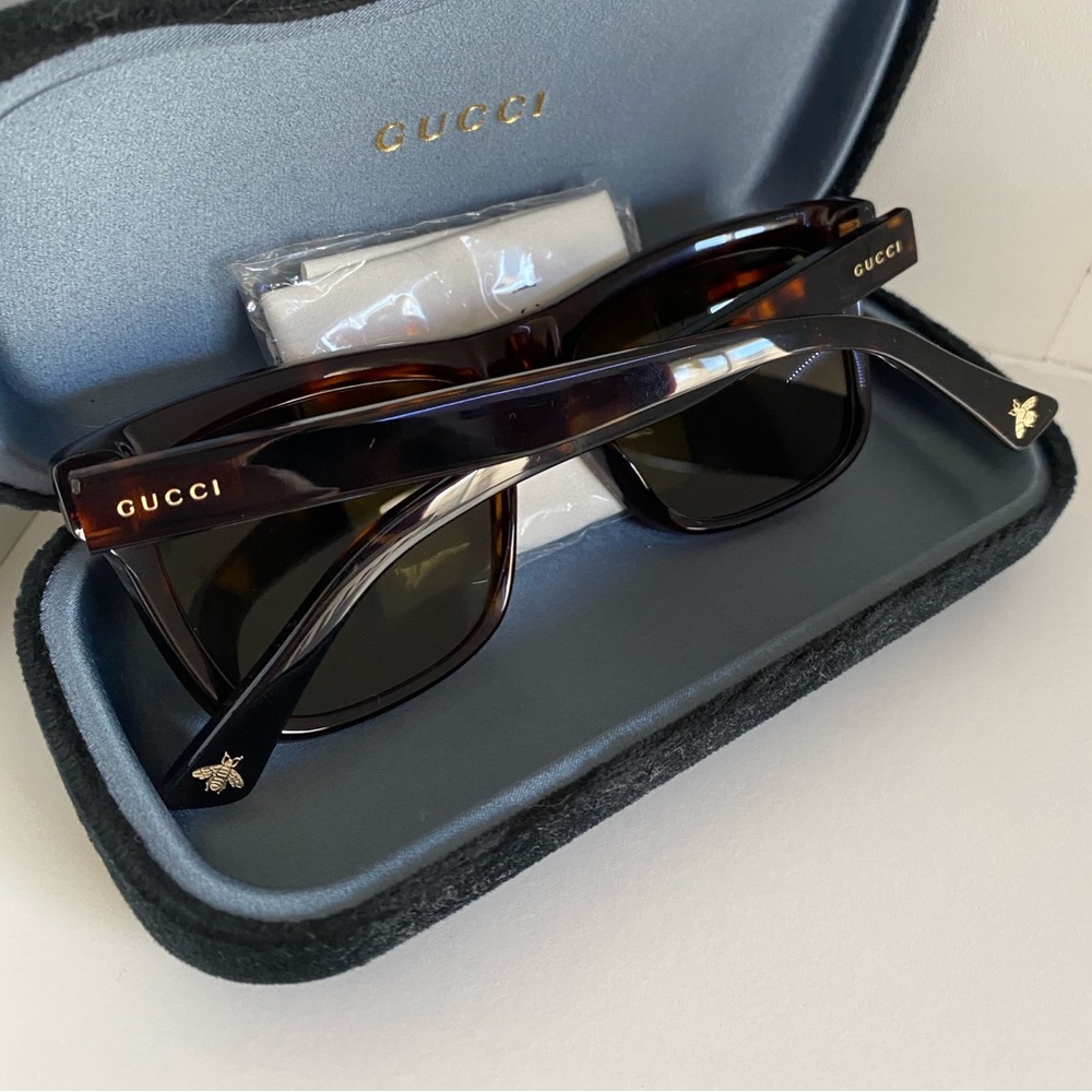 Gucci Brown Sunglasses -Rectangular | Size Os - image 5